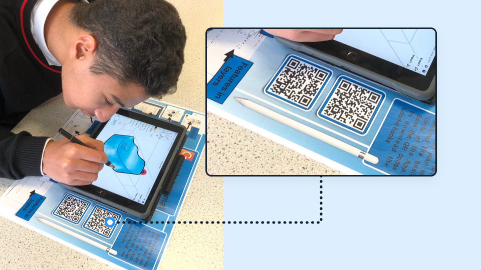 Use QR Codes to share additional resources for homework