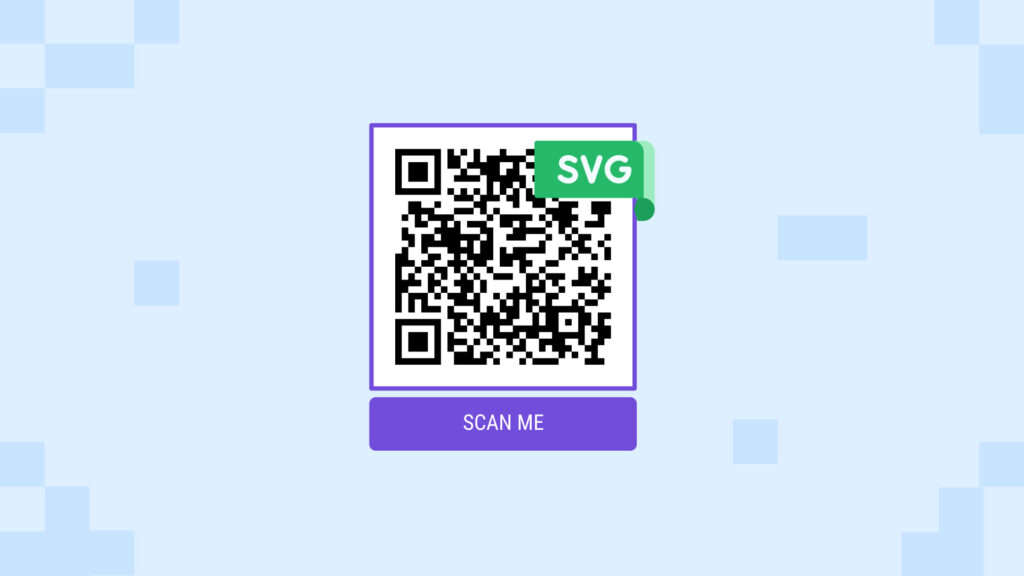 SVG QR Codes are QR Codes in Scalable Vector Graphics format