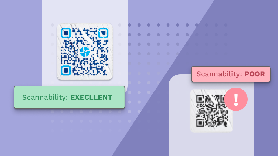 Dynamic QR Codes ensure scannability at all times, compared to static QR Codes.